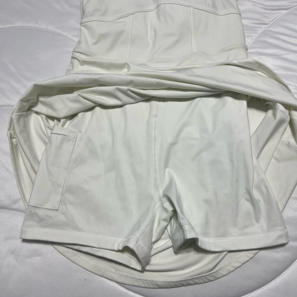 Gilly Hicks Cream Tennis Dress with Black Trim - Picture 5 of 5
